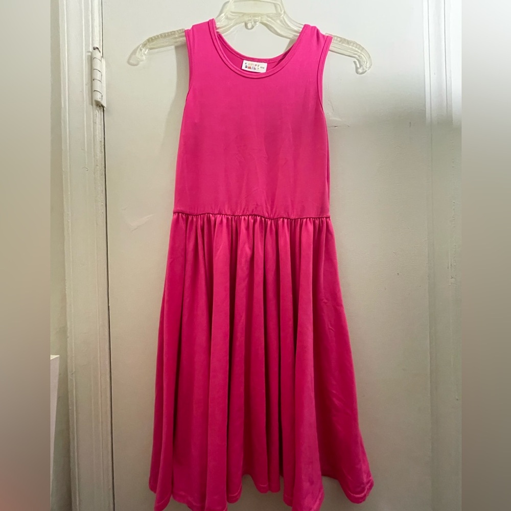 Dot Dot Smile Hot Pink Tank Dress
